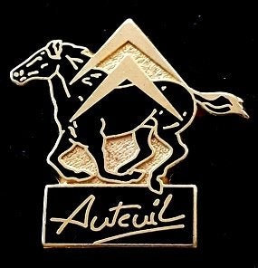 Citroën Auteuil pin met paard- emaille, Verzenden, Nieuw, Transport, Speldje of Pin