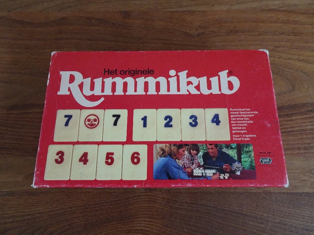 Rummikub kleine editie, Een of twee spelers, Ophalen of Verzenden, Gebruikt, Goliath