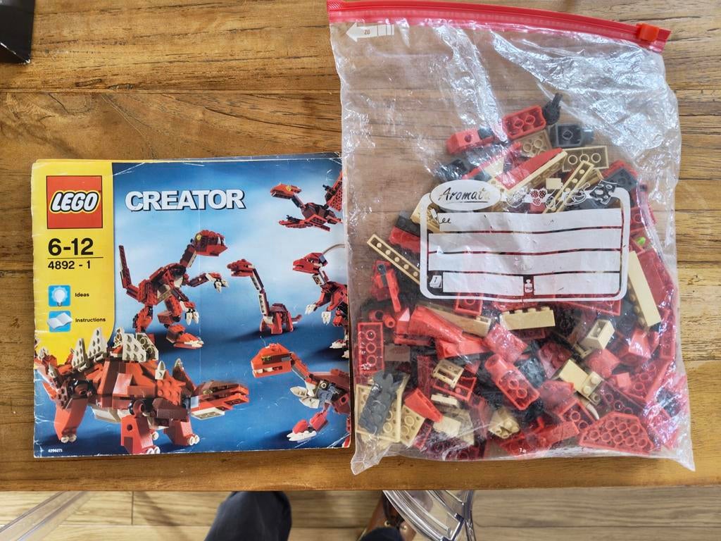 Lego Creator 4892: Bouw Vele Verschillende Dino's, Ophalen of Verzenden