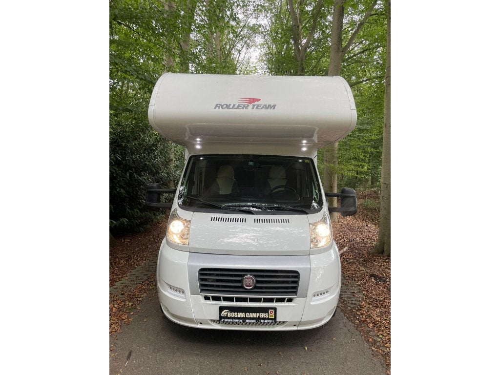 Roller Team Auto Roller 7 Alkoof Automaat 7 Persoons Airco, Caravans en Kamperen, Campers, Alkoof, Ringverwarming, Fiat, Airbags