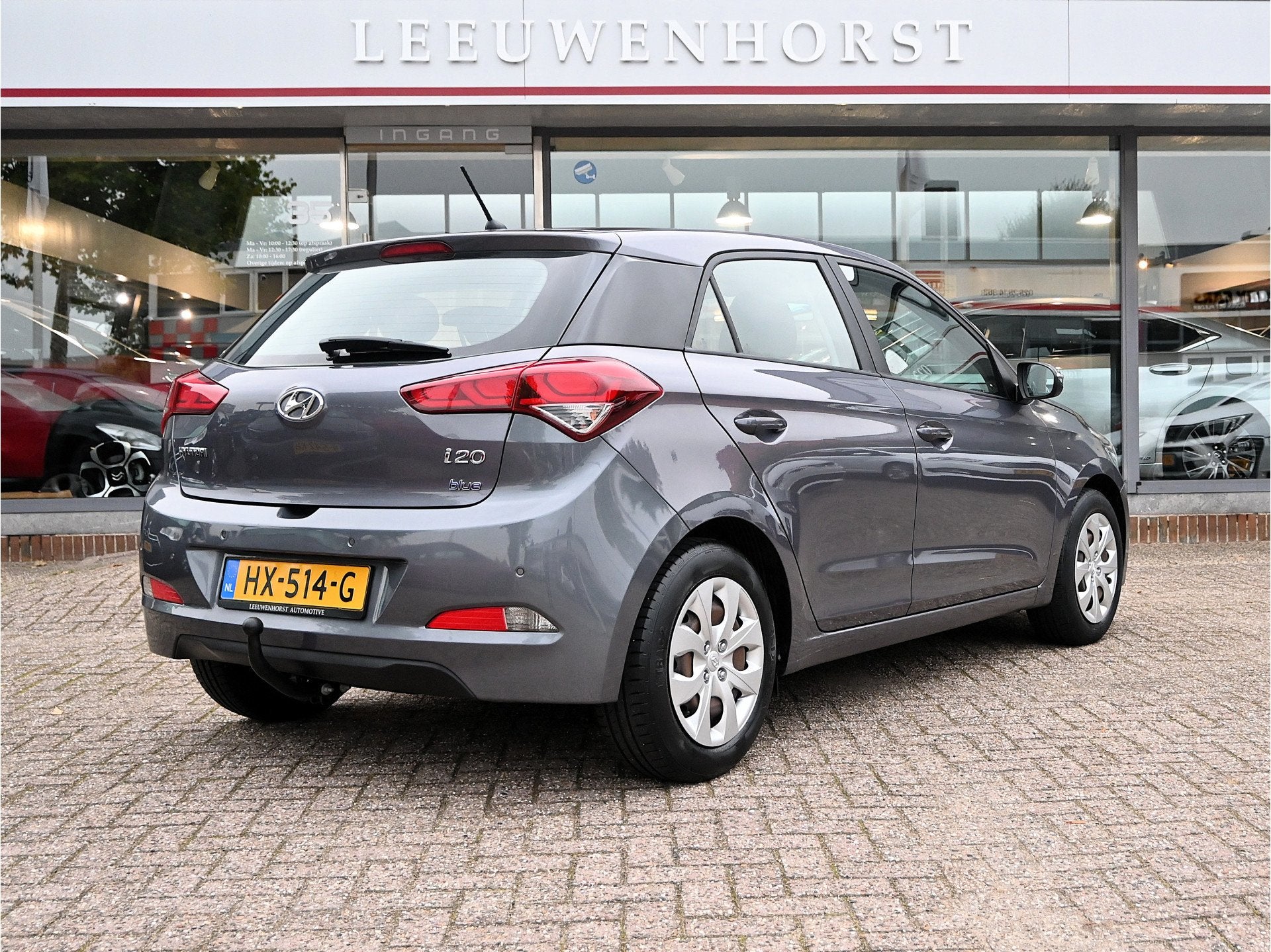 Hyundai i20 1.2 HP i-Motion NL-auto, trekhaak, cruise, bleut, Auto's, 83 pk, Euro 6, 4 cilinders, LED verlichting