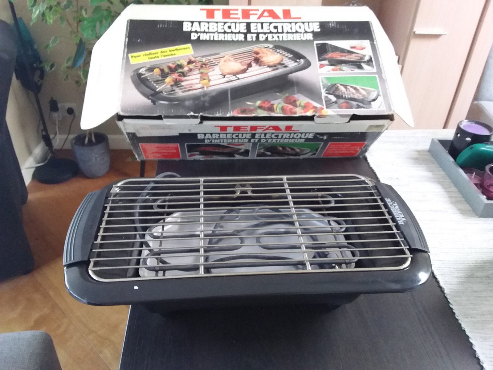 Tefal Barbecue Electrique - Elektrische BBQ, Ophalen, Zo goed als nieuw, Tefal