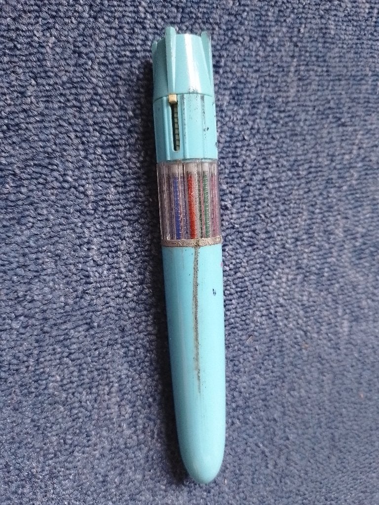 oude 10-kleuren pen, Verzenden, Gebruikt