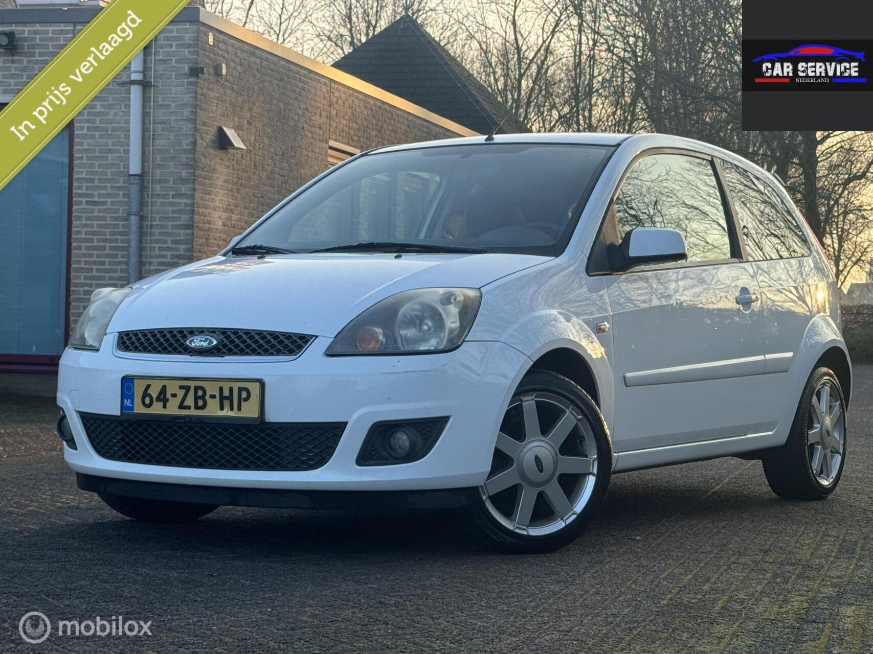 Ford Fiesta 1.3-8V Cool & Sound/1e EIG/NAP/NWE APK/LMV/AC/, 1299 cc, 4 cilinders, Wit, Origineel Nederlands