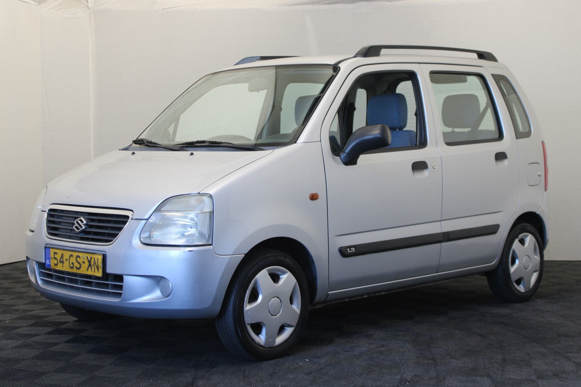 Suzuki Wagon R+ 1.3 GL (bj 2001), Voorwielaandrijving, Stof, Zwart, Origineel Nederlands