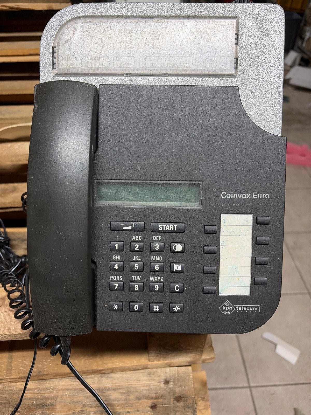 Coinvox Euro KPN Telecom Telefoon - Vintage Telefoon, Ophalen, B, Gebruikt, A