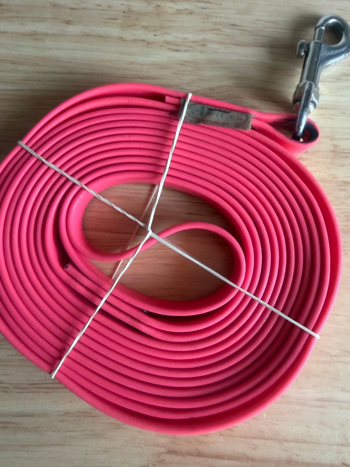 Mooie roze honden lijn /riem, Ophalen of Verzenden, Gebruikt, Hondenriem
