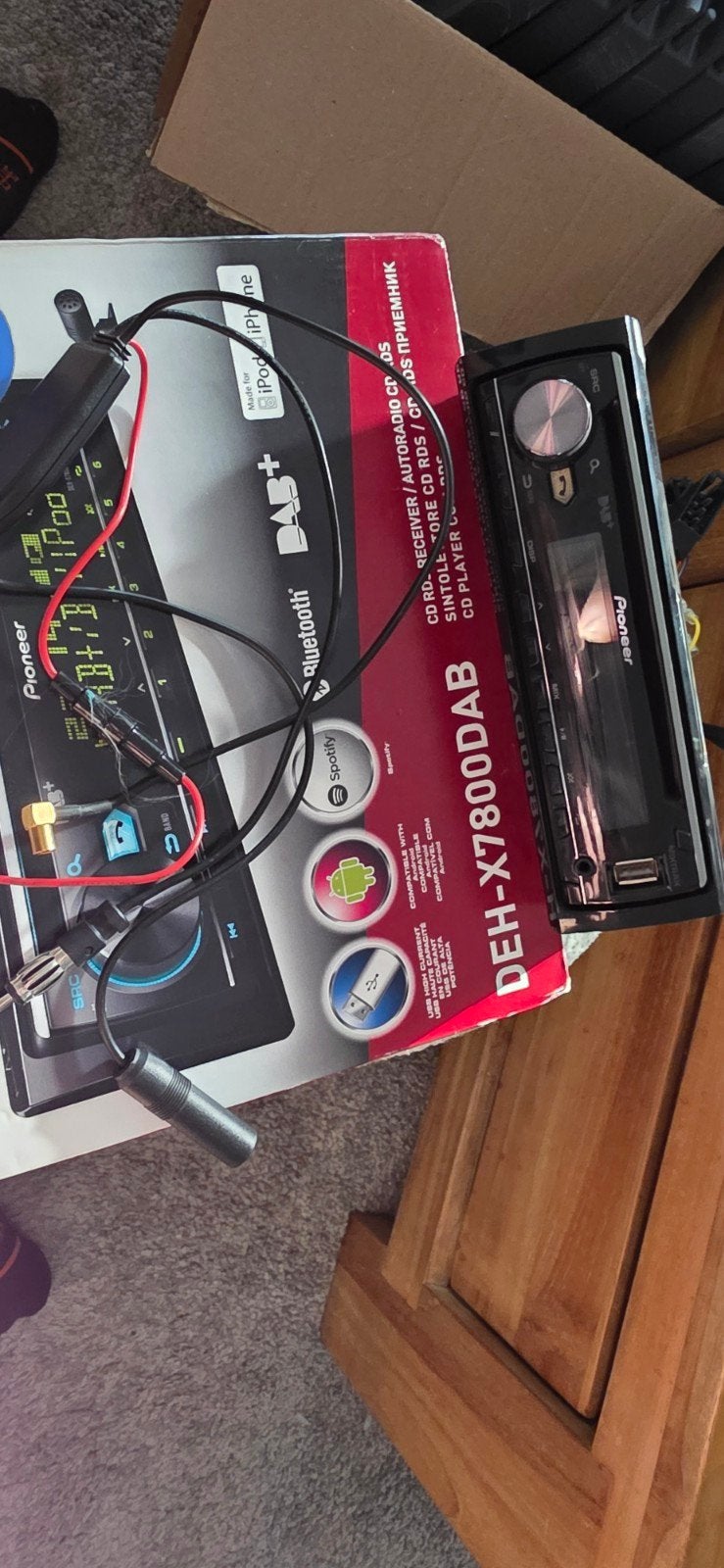 pioneer dab radio, Ophalen