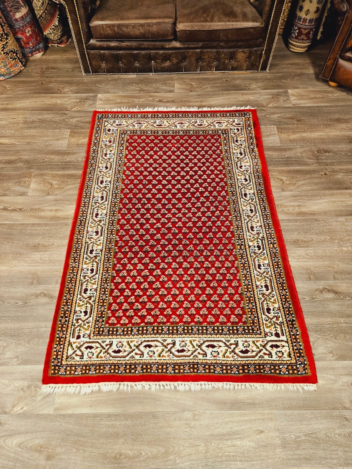 Perzisch Handgeknoopt Sarough Mir Tapijt. UITVERKOOP!, 100 tot 150 cm, Perzisch, 200 cm of meer, Ophalen of Verzenden