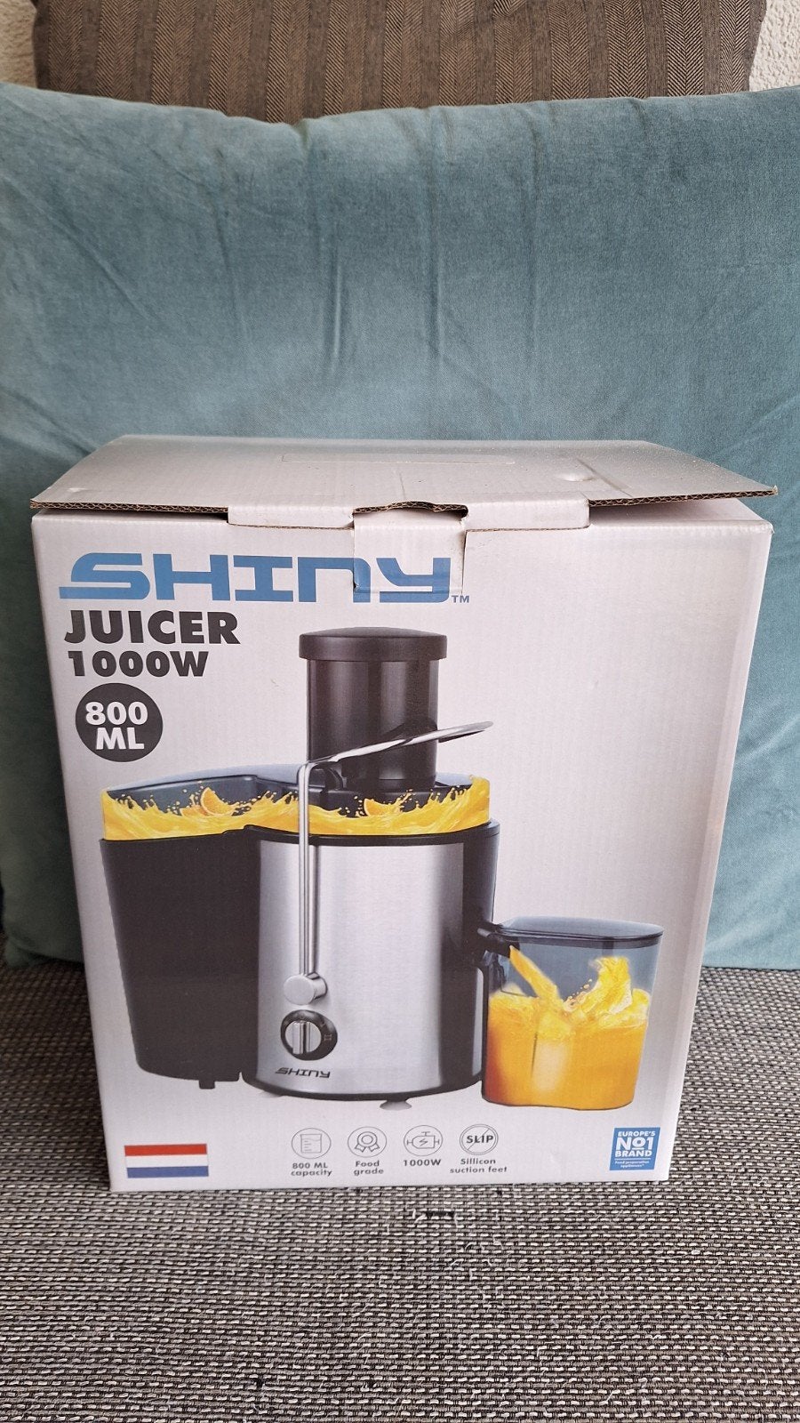 Shiny SH-501 Juicer 1000W - Nieuw in doos, Ophalen of Verzenden, Nieuw, Elektrisch, Sapcentrifuge