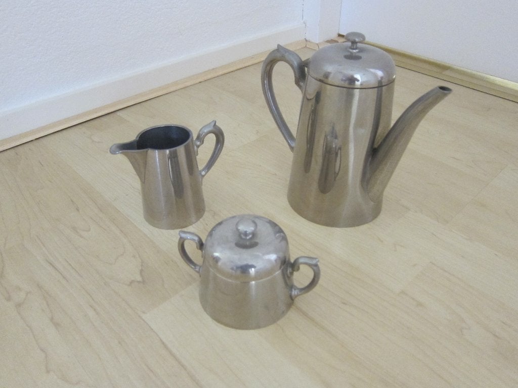 Driedelig art deco koffiestel, Antiek en Kunst, Ophalen