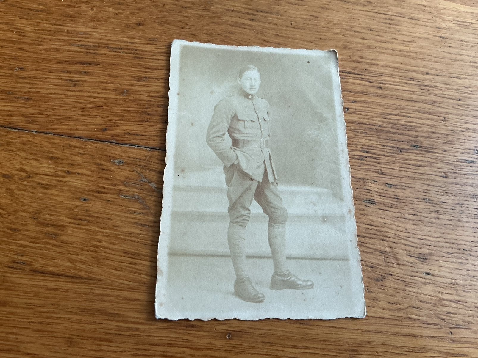 M123 militair fotokaart, Ophalen of Verzenden, Voor 1940