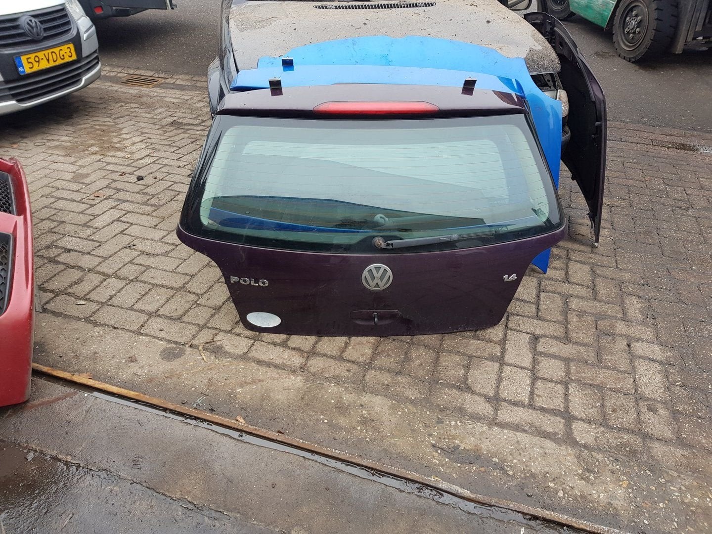 VW POLO ACHTERKLEP BJ 2002 TOT 2005, Gebruikt, -, Ophalen of Verzenden, Achter