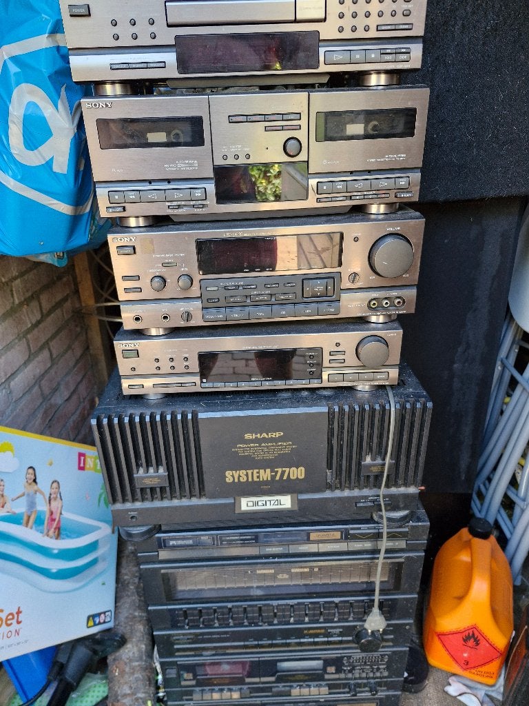 Stereo toren met boxen, Audio, Tv en Foto, Stereo-sets, Ophalen, Gebruikt, Tuner of Radio, Sony