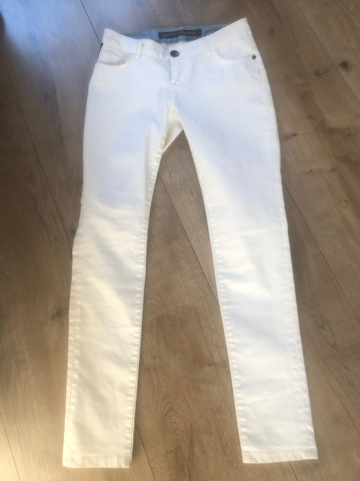 DEPT DENIM DEPARTEMENT NIEUWE witte super skinny jeans W27, Kleding | Dames, Ophalen of Verzenden, Nieuw, Wit, W27 (confectie 34) of kleiner