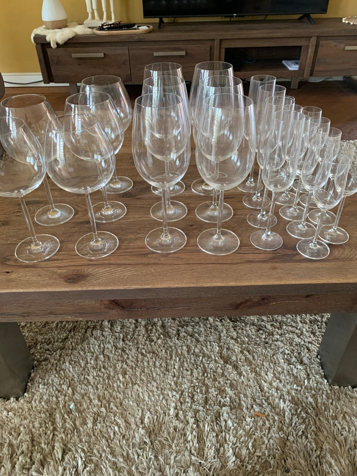 25 Schott Zwiesel glazen - Diverse soorten, Ophalen of Verzenden, Zo goed als nieuw