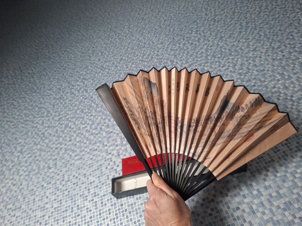 Chinese waaier, Ophalen