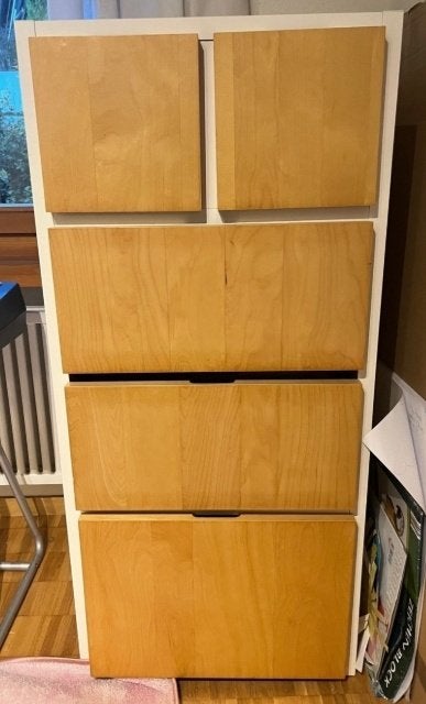 Ikea Rakke ladekast sterke kast hout/wit klassieker!, Ophalen, Gebruikt, 50 tot 70 cm, 105 cm of meer