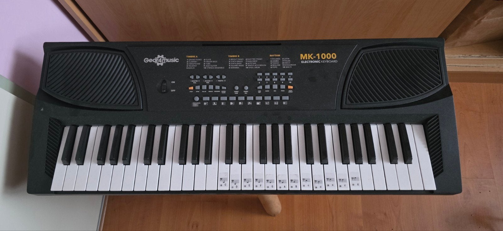 Gear4music MK-1000 Elektronisch Keyboard, Muziek en Instrumenten, Keyboards, Ophalen of Verzenden, 61 toetsen, Overige merken