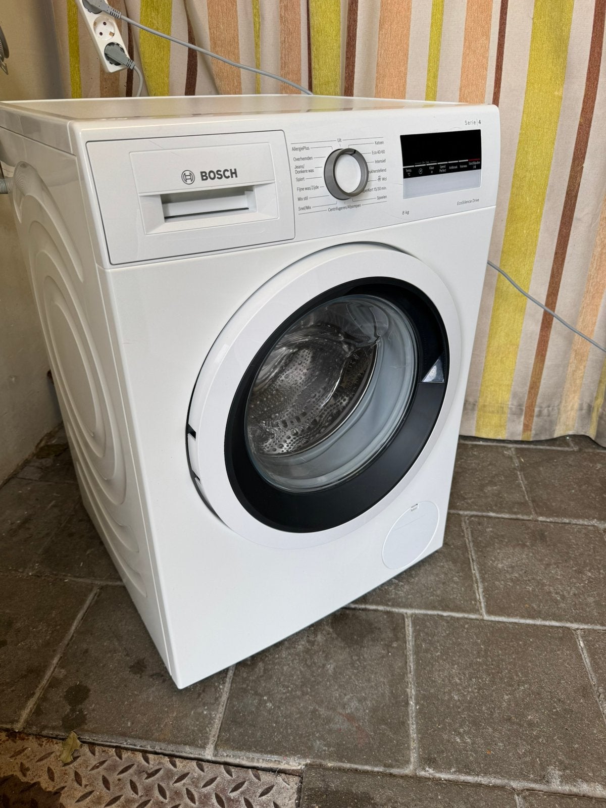 8KG Wasmachine | Bosch | Zgst | A+++ | 1400 Toeren, Witgoed en Apparatuur, Ophalen, 1200 tot 1600 toeren, Minder dan 85 cm, 8 tot 10 kg