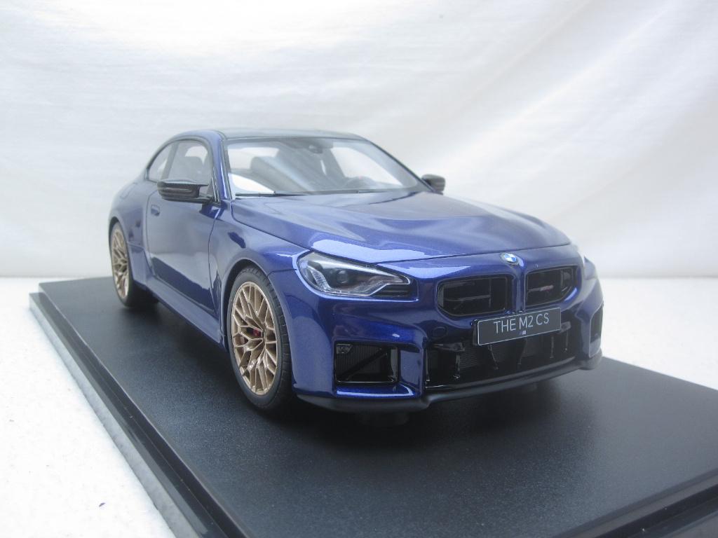 BMW G87 M2 CS 2025 Velvet Blue 1:18 GT-spirit, Ophalen of Verzenden, Nieuw, Auto, Overige merken