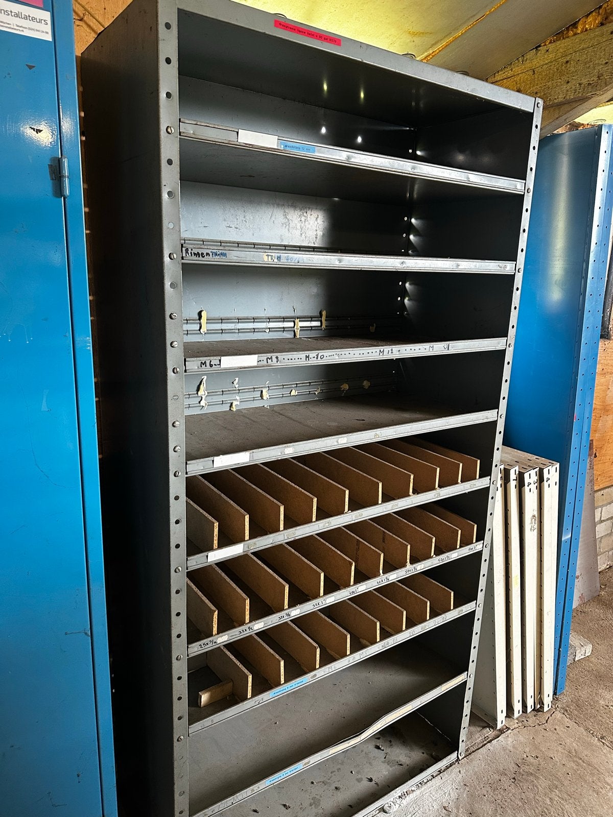 Magazijnkast met sorteervakken, Huis en Inrichting, Ophalen, Gebruikt
