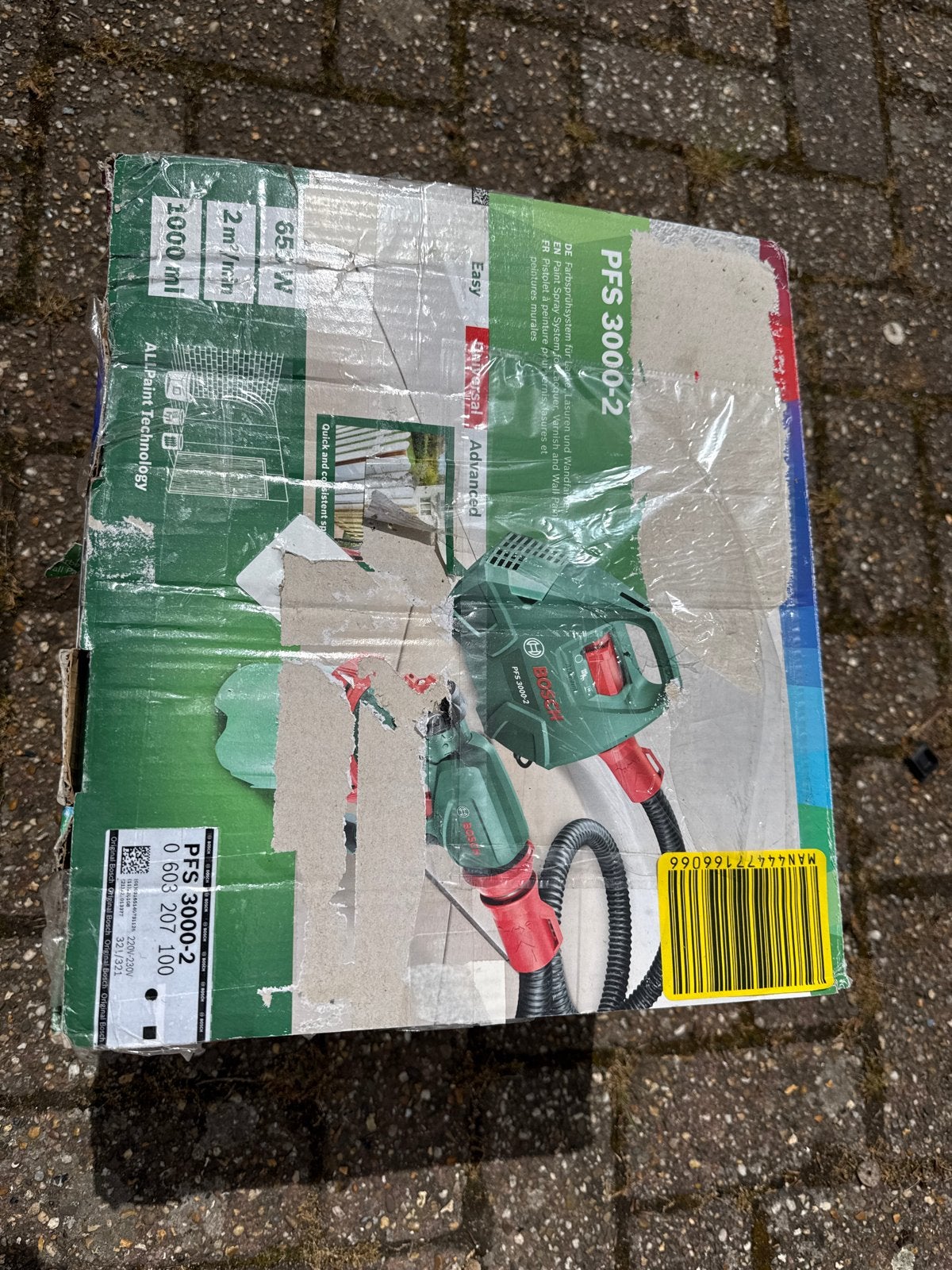 Bosch PFS 3000-2 Verfspuit AllPaint Technology, Doe-het-zelf en Verbouw, Ophalen of Verzenden, Nieuw, Verfspuit of Verfpomp