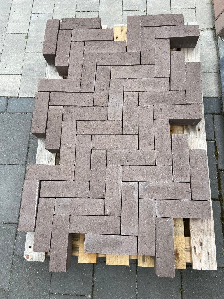 Dikformaat betonklinker 21x7x8 cm Mangaan A-Keus - J&W 157, Ophalen, Klinkers, Nieuw, 10 m² of meer