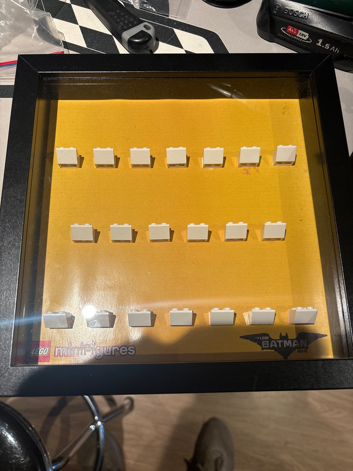 Lijst voor Lego batman Minifiguren - IKEA RIBBA, Ophalen of Verzenden, Gebruikt, Overige merken