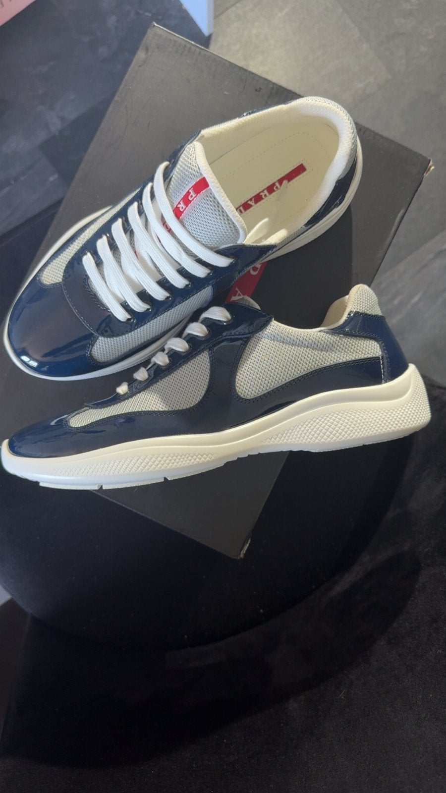 Prada cups, Kleding | Heren, Schoenen, Blauw, Nieuw, Ophalen of Verzenden, Sneakers of Gympen