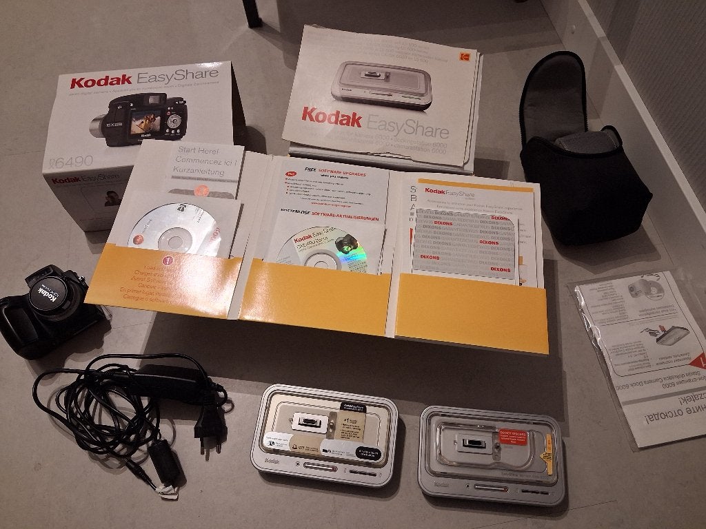 Kodak EasyShare DX6490 Digitale Cam met Dock en Accessoires, Ingebouwde flitser, Gebruikt, 4 megapixels, Ophalen of Verzenden