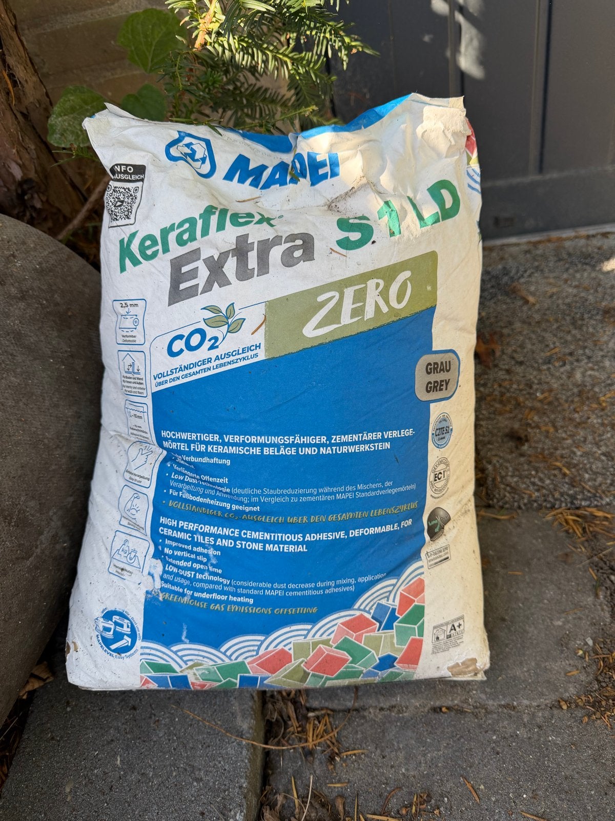 Mapei Keraflex Extra S1 ZERO tegellijm - 20kg (nieuw), Ophalen, Overige materialen, Overige typen, Nieuw