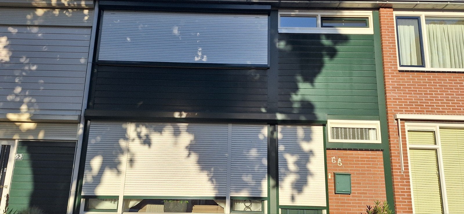 5 elektrische rolluiken met afstandsbediening, Ophalen, Gebruikt, 200 cm of meer, 200 cm of meer