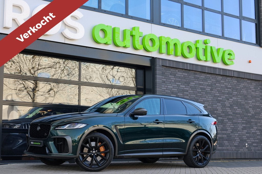 Jaguar F-Pace 5.0 V8 S/C AWD SVR | UNIEK! | DEALER ONDH | CO, Auto's, Jaguar, Automaat, Adaptive Cruise Control, Vierwielaandrijving