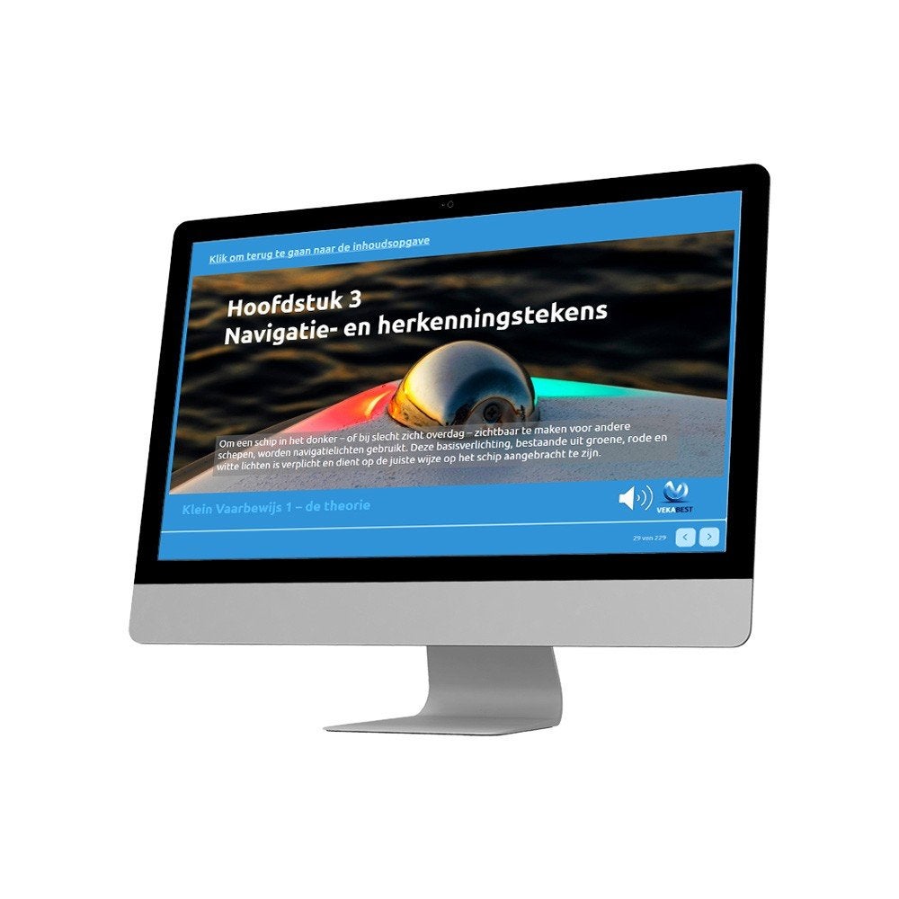 Klein vaarbewijs 1 en 2 met marifonie cursus online, Ophalen of Verzenden