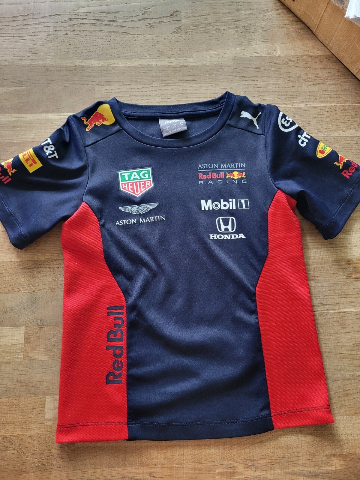 Red Bull Racing F1 T-shirt voor kinderen, Ophalen of Verzenden, Zo goed als nieuw, Puma, Jongen of Meisje