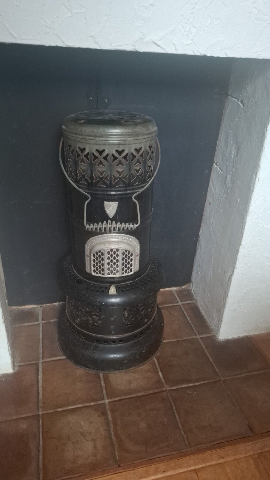 Antieke Oliekachel - Decoratief en Functioneel, Ophalen of Verzenden, Gebruikt, Hout, Houtkachel