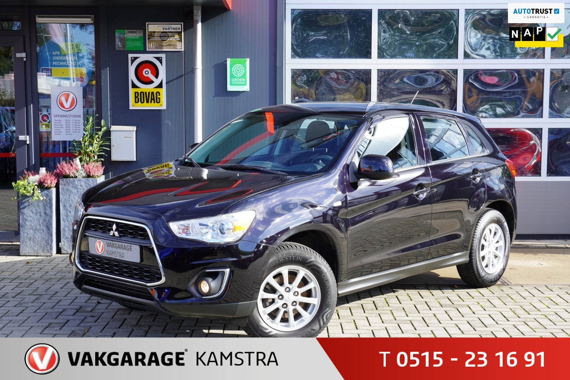 Mitsubishi ASX 1.6 Cleartec 117PK Bright NAP Airco/Navi/BT, Auto's, Voorwielaandrijving, Stof, Gebruikt, Euro 6