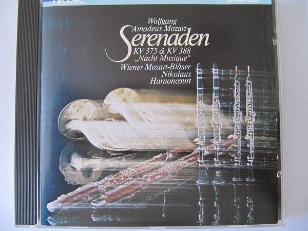 Mozart - Serenade 11+12 K.375/88 blazers Harnoncourt, Kamermuziek, Mozart, Ophalen of Verzenden, Zo goed als nieuw