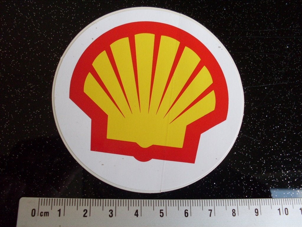sticker shell logo, Verzamelen, Verzenden, Zo goed als nieuw, Bedrijf of Vereniging