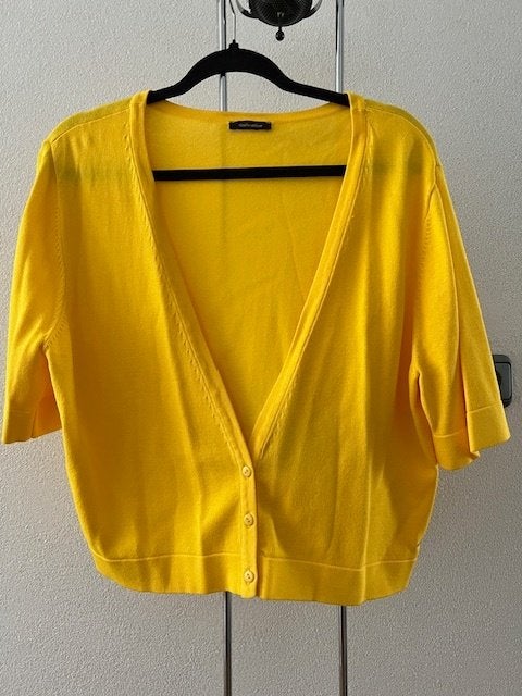 Claudia Sträter vest geel maat 44, Kleding | Dames, Verzenden, Geel, Maat 42/44 (L), Zo goed als nieuw