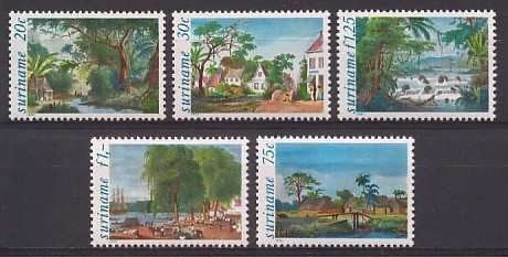 Suriname NVPH nr 268/72 postfris Voyage a Surinam 1981, Postzegels en Munten, Ophalen of Verzenden, Postfris