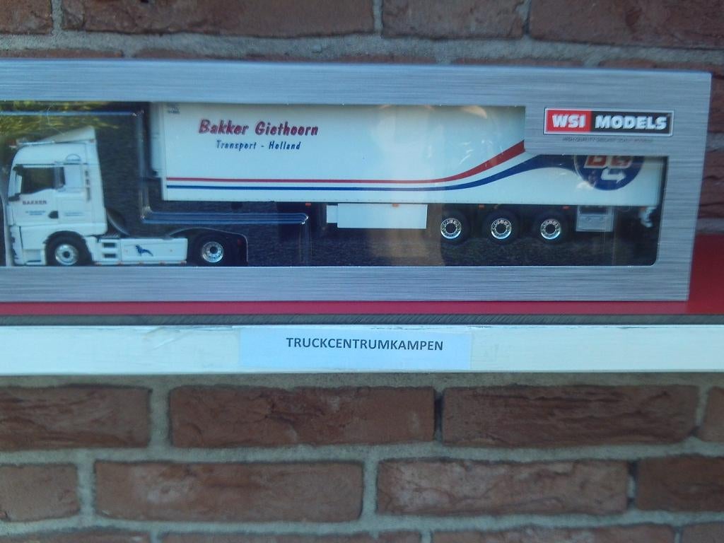 WSI  Man  TGX  GM  4 x 2  van  Bakker  Giethoorn., Hobby en Vrije tijd, Modelauto's | 1:50, Ophalen of Verzenden, Nieuw, Bus of Vrachtwagen