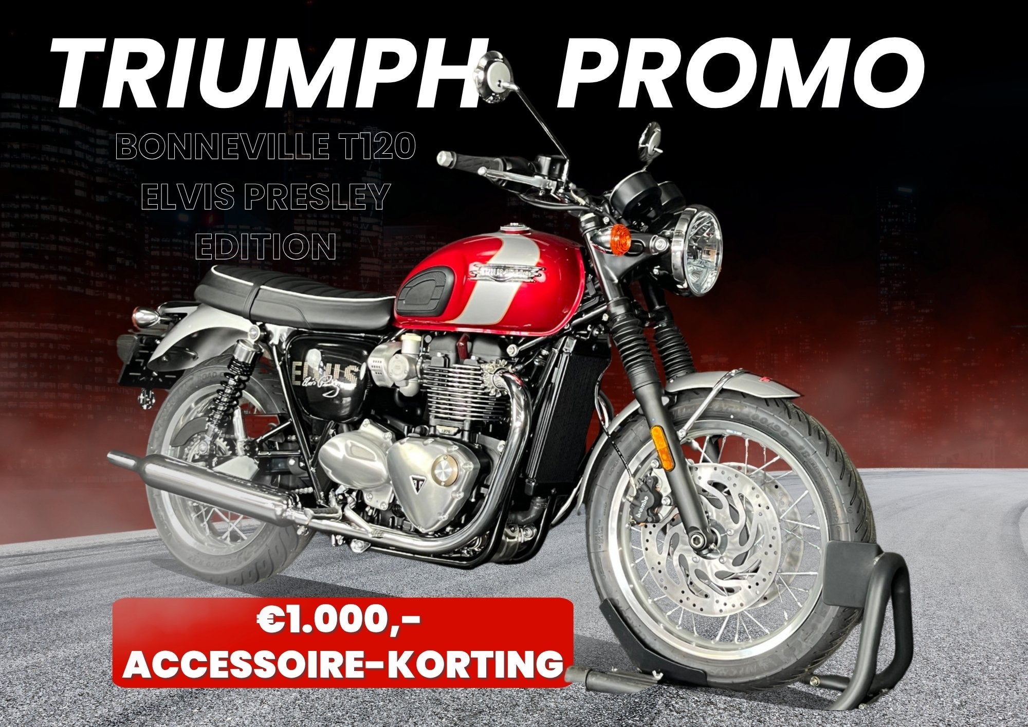 Triumph BONNEVILLE T120 ELVIS PRESLEY EDITI (bj 2026), Bedrijf, Meer dan 35 kW, Toermotor, 1200 cc