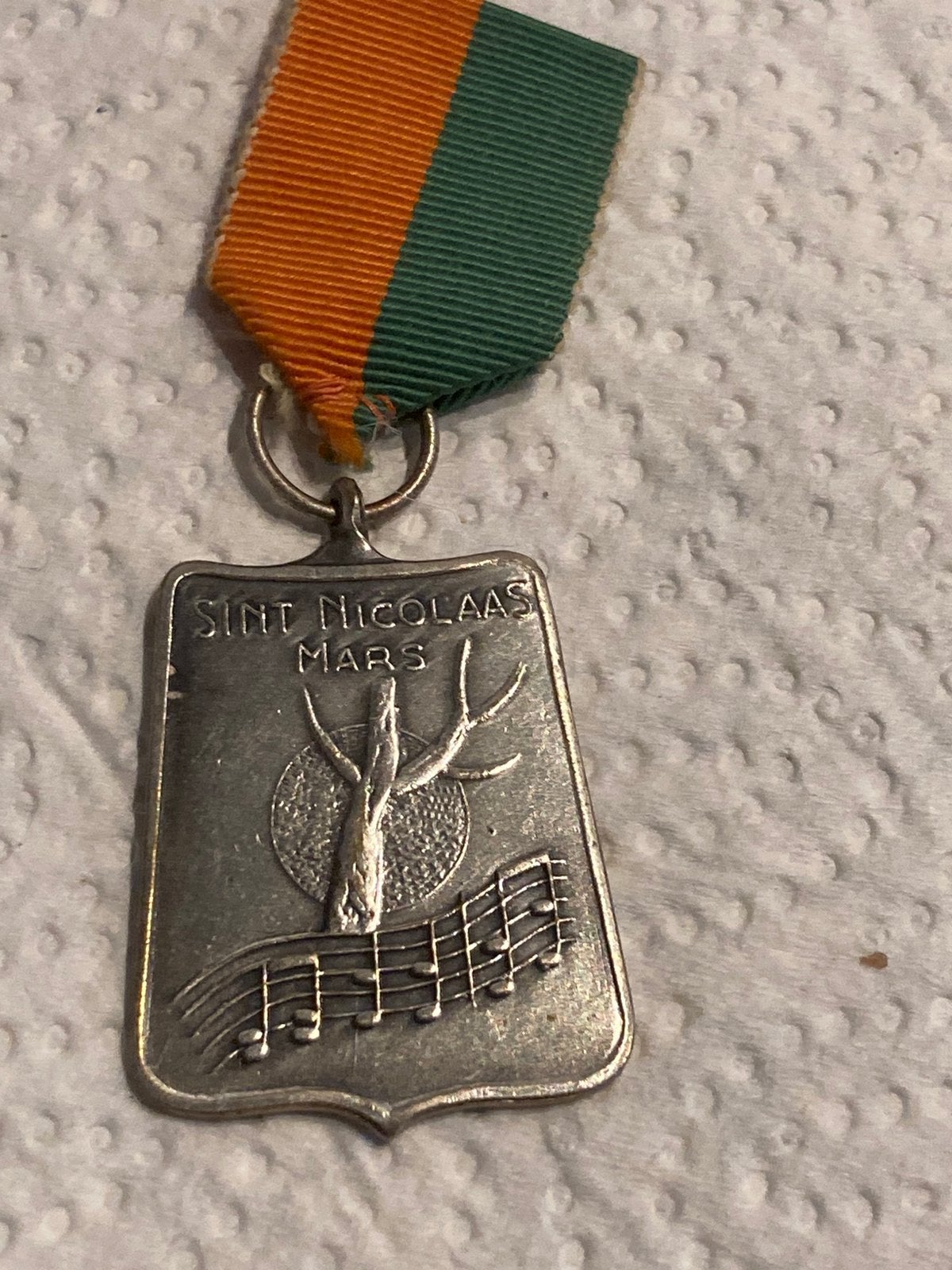 Medaille sint nicolaas, Ophalen of Verzenden, Overige materialen