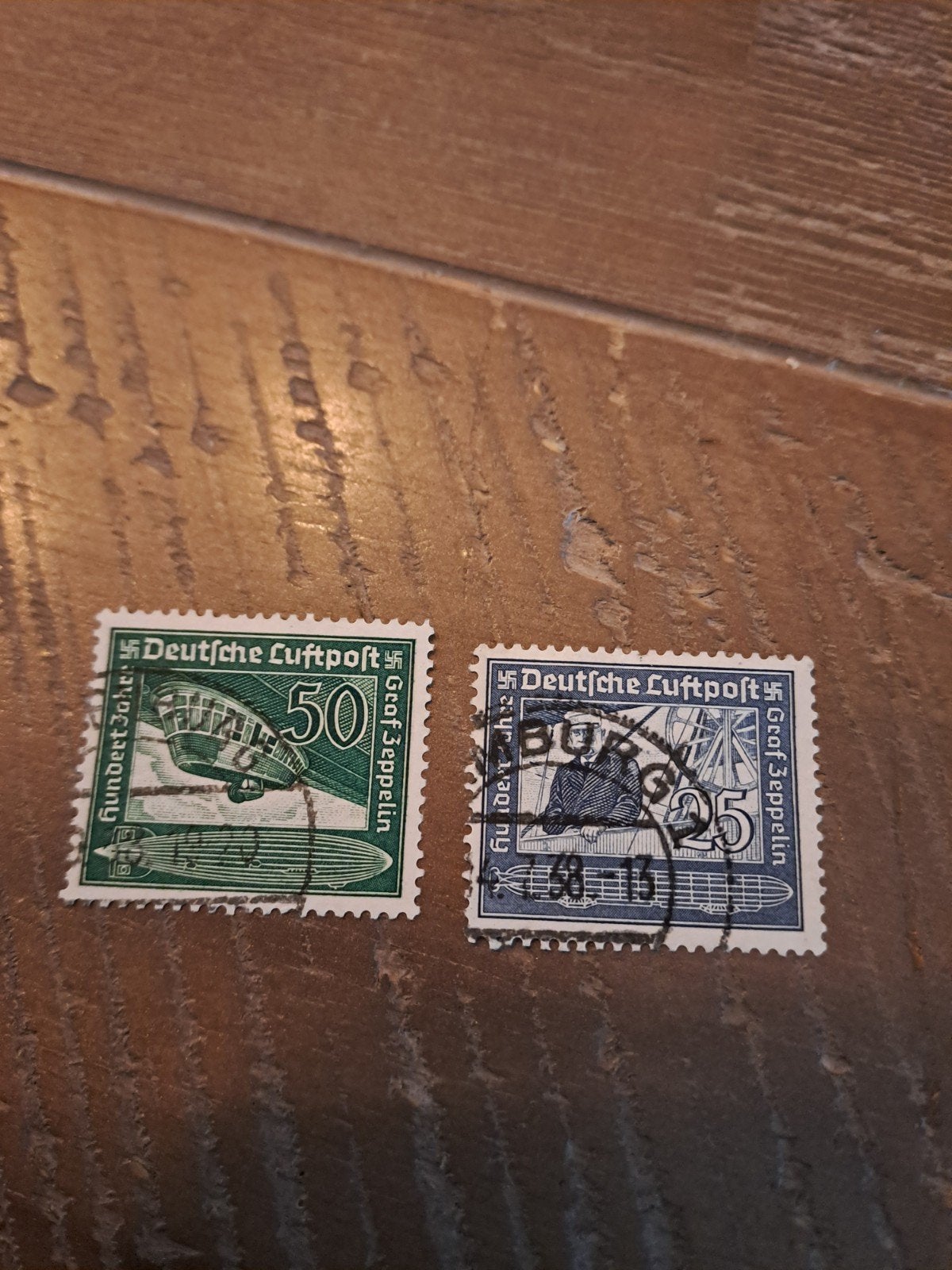 Duitse rijk. Flugpost.mi. 669-670., Ophalen of Verzenden, Duitse Keizerrijk