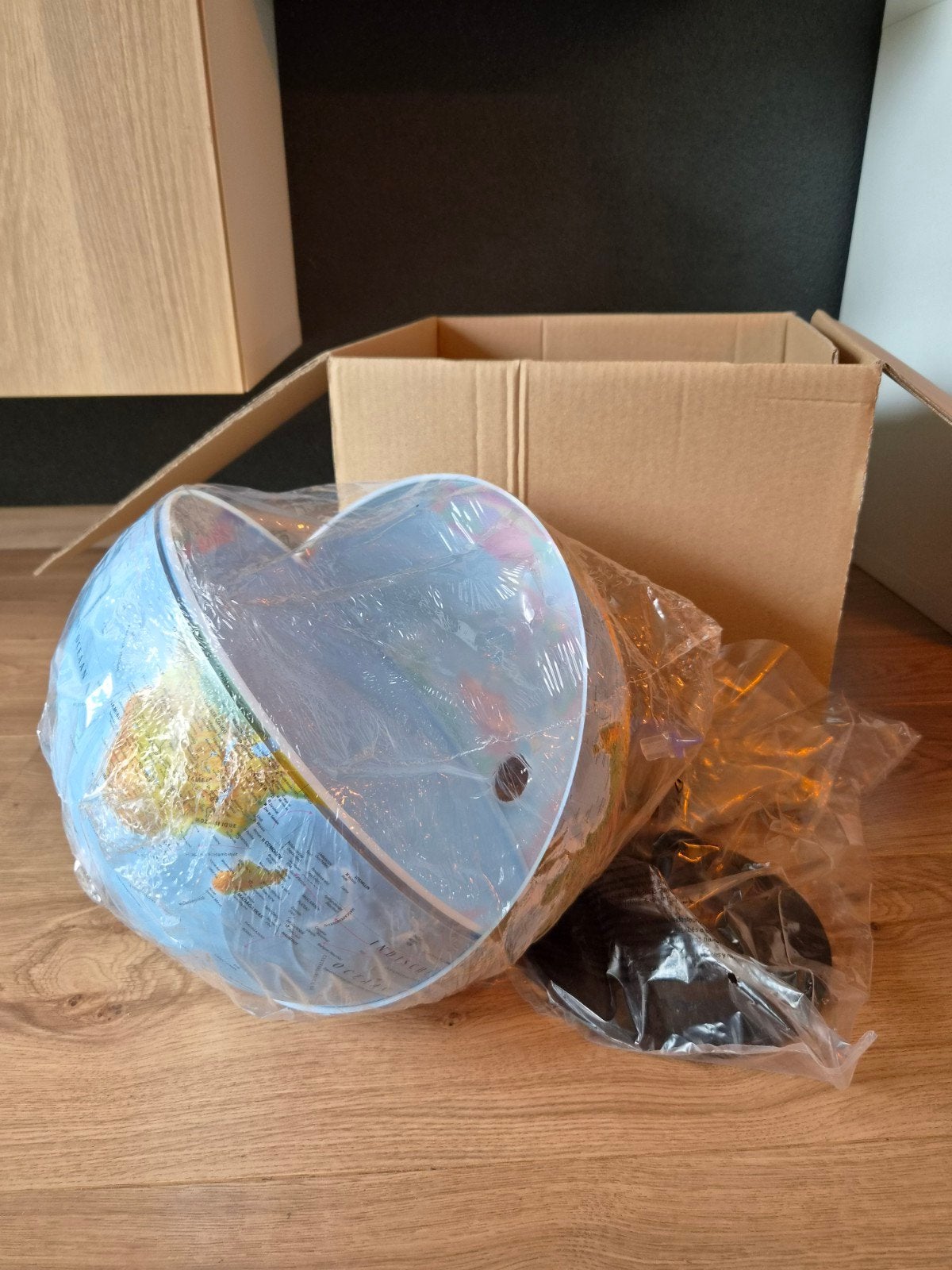 Nieuwe Wereldbol Lamp, Ophalen, Verlicht, Nieuw, Staatkundige wereldbol
