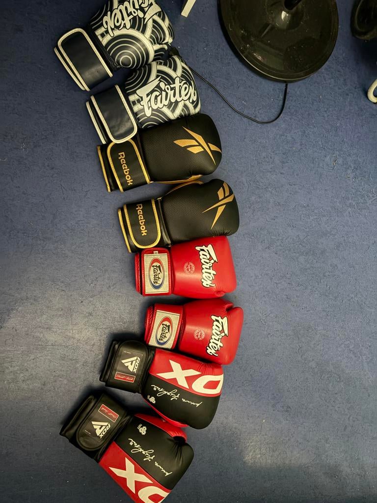 Verschillende bokshandschoenen, Sport en Fitness, Bowlen, Ophalen of Verzenden, Gebruikt, Handschoen of Beschermer
