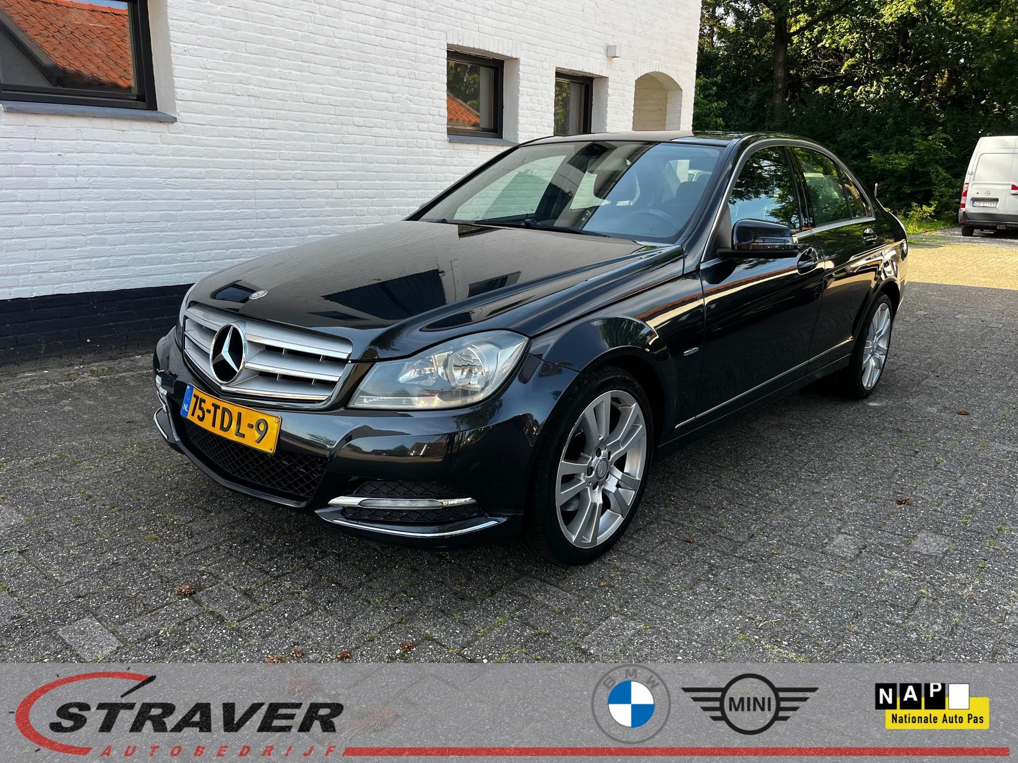 Mercedes-Benz C-klasse 350 Avantgarde, Automaat, Euro 5, Zwart, Zwart