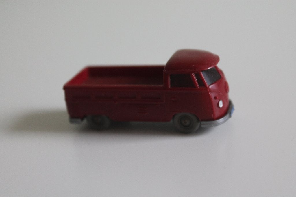 Wiking VW T1 Pick-up 1961/1962 - Zeldzaam Donkerrood, Ophalen of Verzenden, Gebruikt, Auto, Wiking